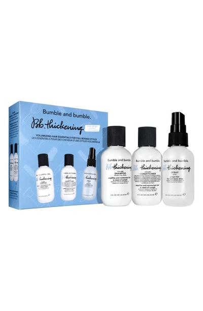 Shop Bumble And Bumble Thickening Hair Care Starter Set In Bp Thickening