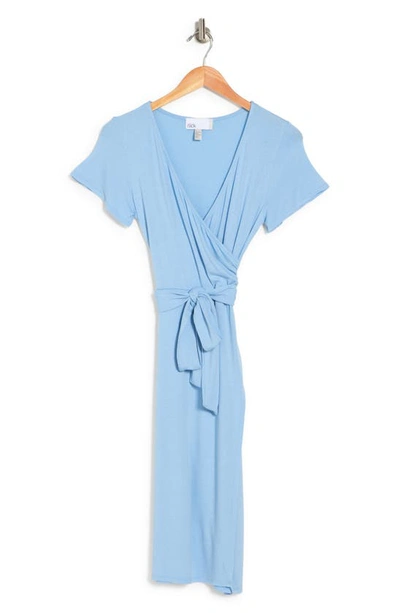 Shop Nordstrom Rack Everyday Faux Wrap Dress In Blue Slate