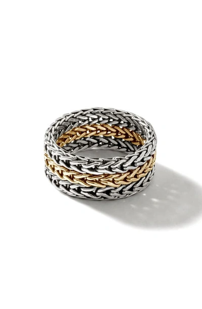 Shop John Hardy Classic Chain Band Ring In Silver