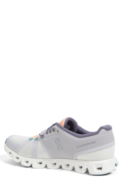Shop On Cloud 5 Push Sneaker In Glacier/ Undyed White