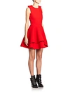 ALEXANDER MCQUEEN Military Fit-And-Flare Dress