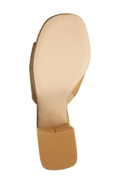 Shop Nordstrom Rack Alyssa Platform Sandal In Natural Raffia