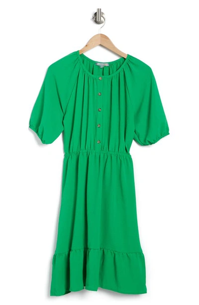 Good luck gem outlet button front midi dress