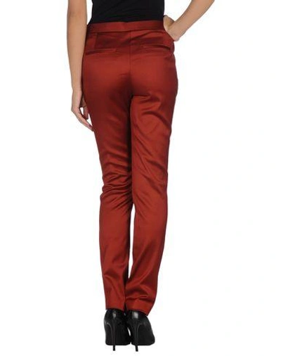 Shop Alexander Wang T Dress Pants In Brick Red