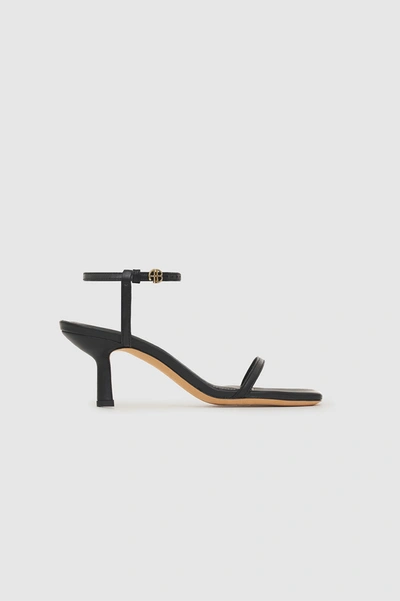 Shop Anine Bing Invisible Sandals In Black