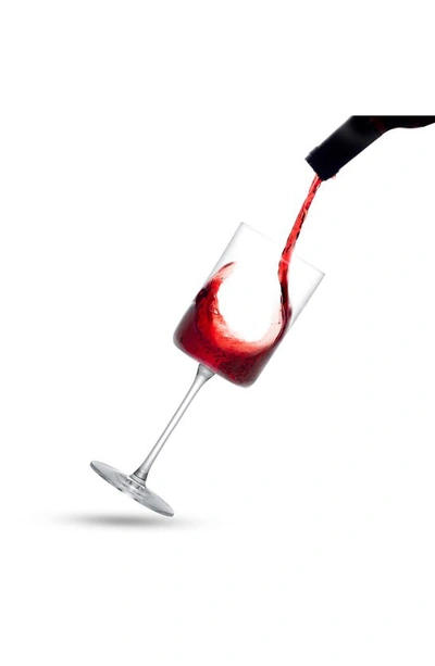 Joyjolt Claire Crystal Cylinder Red Wine Glass In Clear