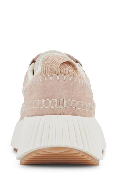 Shop Dolce Vita Dolen Platform Sneaker In Light Blush Knit