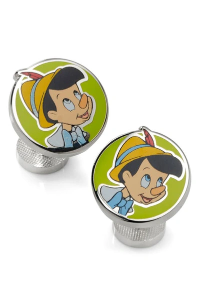 Shop Cufflinks, Inc . X Disney Pinocchio Cuff Links In Green