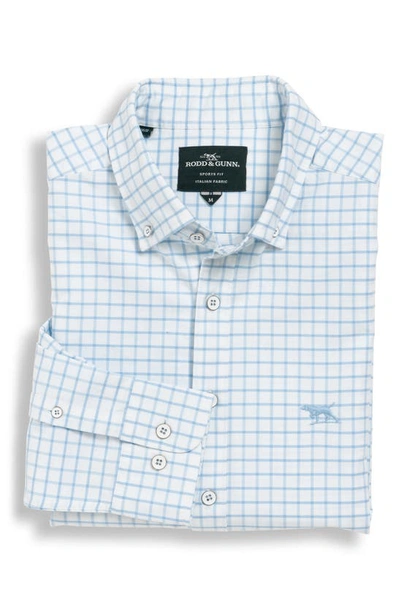 Rodd & Gunn Gunn Check Oxford Button-down Shirt In Cornflower