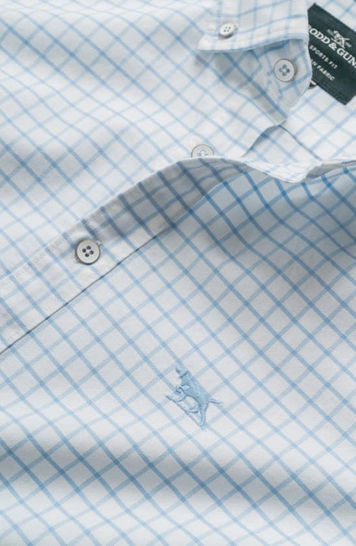 Rodd & Gunn Gunn Check Oxford Button-down Shirt In Cornflower