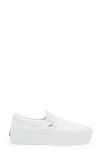Vans Ua Classic Slip-on Stackform Sneakers Canvas True White