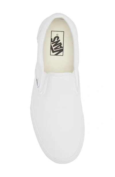 Vans Ua Classic Slip-on Stackform Sneakers Canvas True White