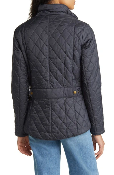 Shop Barbour Flyweight Quilted Jacket In Navy