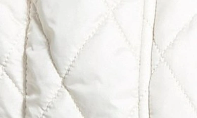 Shop Barbour Flyweight Quilted Jacket In Pearl/stone
