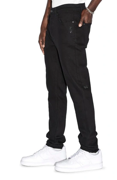 Ksubi Chitch Krysatl Slim Tapered Leg Jeans In Black