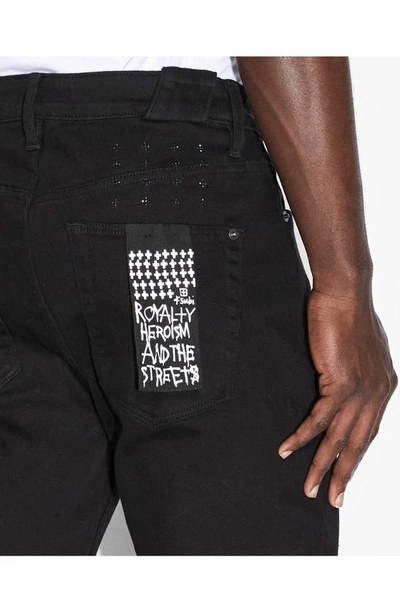 Ksubi Chitch Krysatl Slim Tapered Leg Jeans In Black