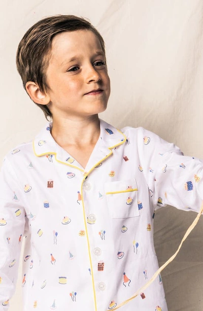 Petite Plume Little Boy's & Boy's 2-piece Birthday Wishes Pajama Set In White