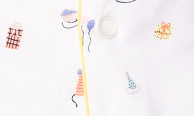 Petite Plume Little Boy's & Boy's 2-piece Birthday Wishes Pajama Set In White