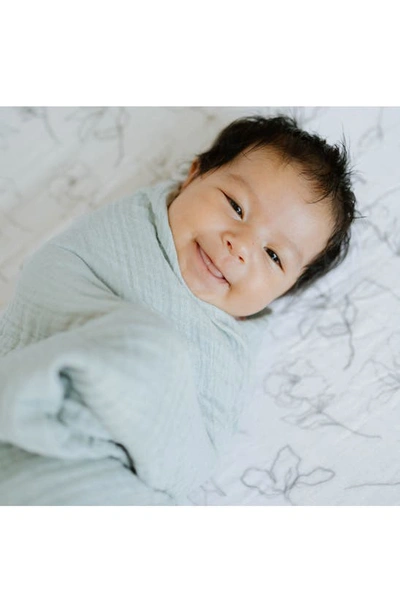 Little Unicorn Organic Cotton Muslin Crib Sheet In Pencil Floral