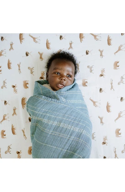 Little Unicorn Organic Cotton Muslin Crib Sheet In Animal Crackers