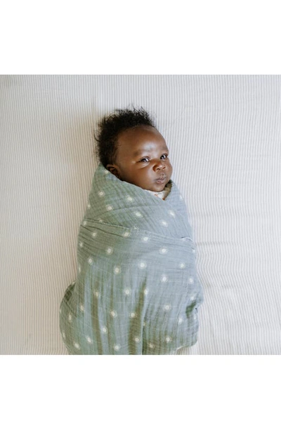 Little Unicorn Organic Cotton Muslin Crib Sheet In Sand Stripe