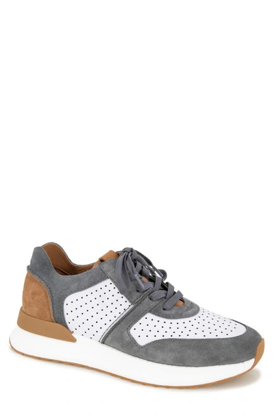 Shop Gentle Souls By Kenneth Cole Laurence Comb Jogger Sneaker In Light Grey Multi