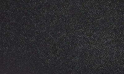 Comme Des Garçons Outside Pocket Two-compartment Half Zip Leather Wallet In Black