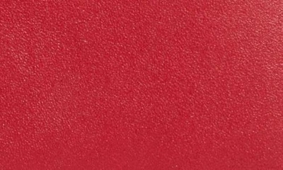 Comme Des Garçons Outside Pocket Two-compartment Leather Wallet In Red