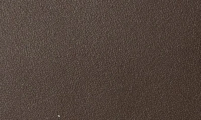 Comme Des Garçons Outside Pocket Two-compartment Leather Wallet In Brown