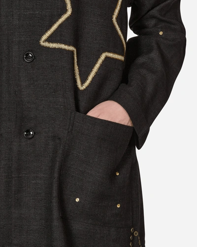 Shop Sky High Farm Embroidered Constellation Coat In Black
