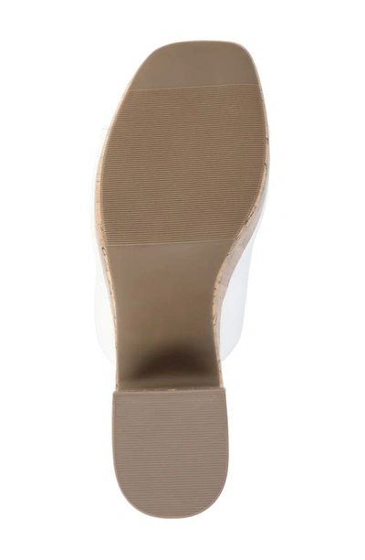 Journee Collection Tru Comfort Astter Platform Sandal In White