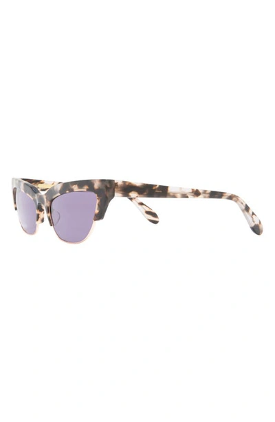 Bcbgmaxazria 56mm Extreme Kitten Combo Sunglasses In Blush Demi Shiny Rose Gold