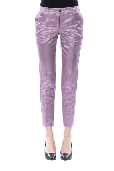 Shop Byblos Buttoned  Jeans & Pant In Violet