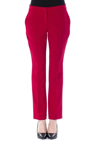 Byblos Polyester Jeans & Women's Pant In Fuchsia