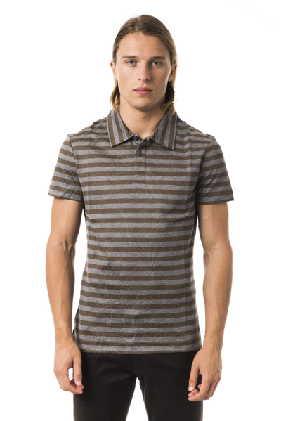 Shop Byblos Printed Short Sleeve T-shirt In Gray