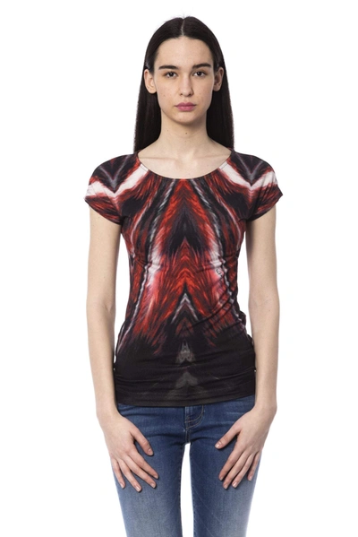 Shop Byblos Round Neck Printed T-shirt In Multicolor