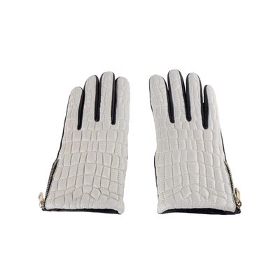 Shop Cavalli Class Glove In Gray