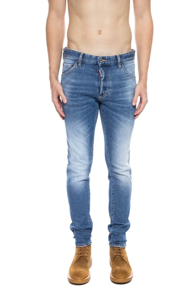 Shop Dsquared² Tapered Legs Jeans & Pant In Blue