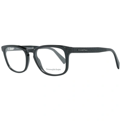 Ermenegildo Zegna Black Men Optical Frames In Black