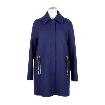 Shop Love Moschino Jackets & Coat In Blue