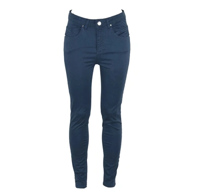 Shop Maison Espin Blue Cotton Jeans & Pant