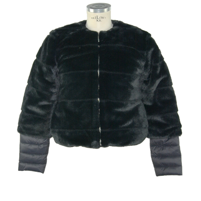 Shop Maison Espin Black Polyester Jackets & Coat