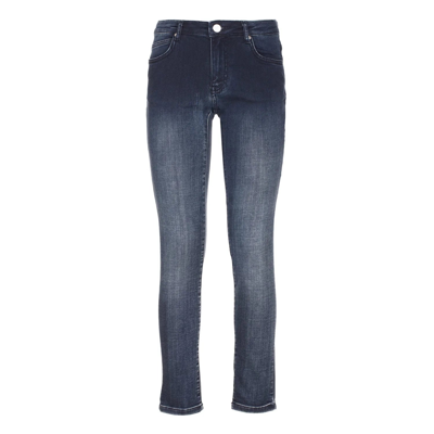 Shop Maison Espin Blue Cotton Jeans & Pant