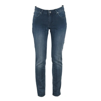 Shop Maison Espin Blue Cotton Jeans & Pant