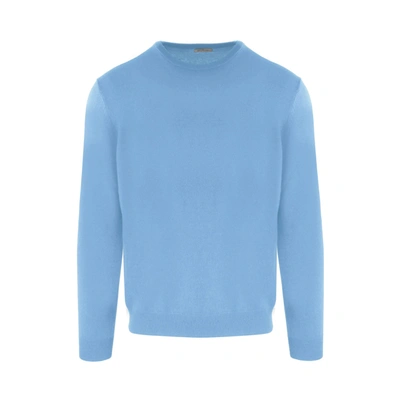 Shop Malo Light Blue Cashmere Sweater