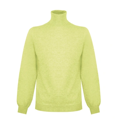 Shop Malo Yellow Cashmere Sweater