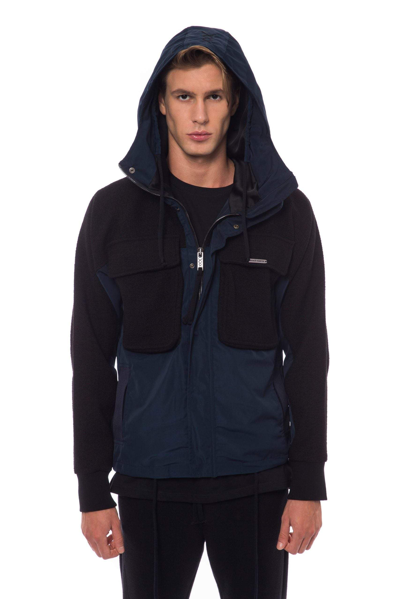 Shop Nicolo Tonetto Hooded  Jacket In Black