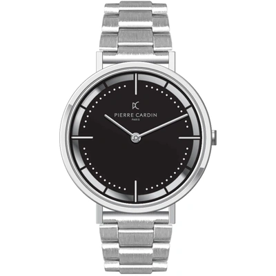 Shop Pierre Cardin Quartz Metal Strap Watches In Silver