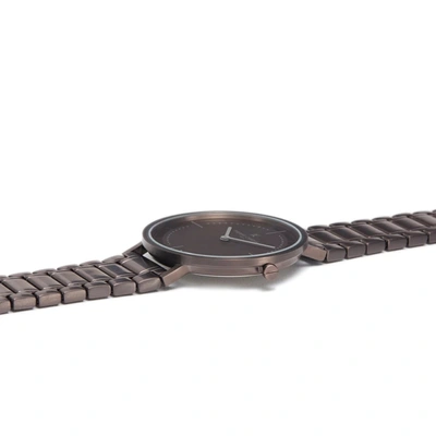 Shop Pierre Cardin Quartz Metal Strap Watches In Brown