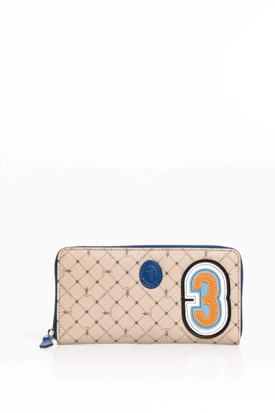 Shop Trussardi Wallet In Beige